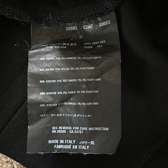 Prada Authenticated Black Long Sleeve Stretchy Shirt Top **Size S**🔥🔥 - Picture 5 of 6